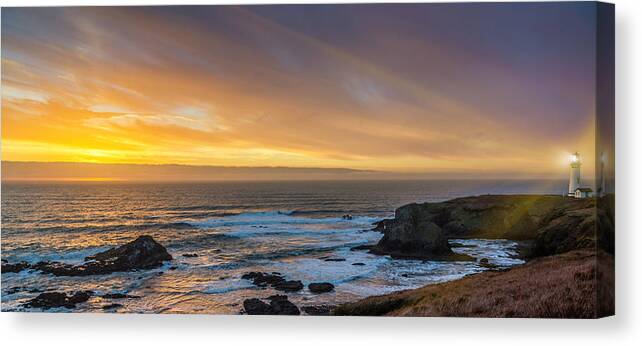 The Long View Canvas Print featuring the photograph The Long View by James Heckt