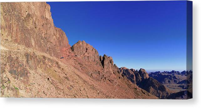 Mountains Canvas Print featuring the photograph Red mountains by Sun Travels