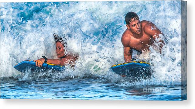 Beach Canvas Print featuring the photograph Couples Retreat by Eye Olating Images