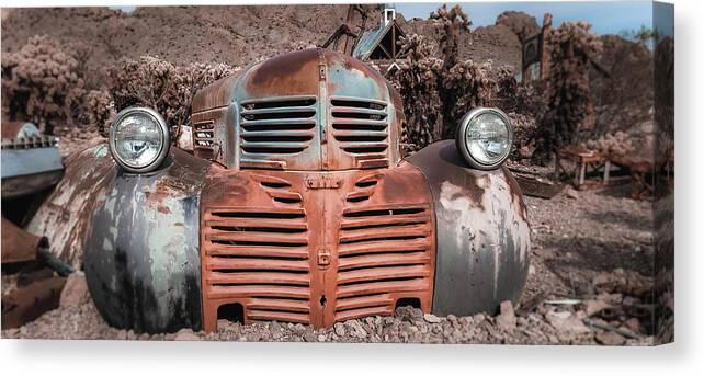 Arizona Canvas Print featuring the photograph 1943 Chevy truck by Darrell Foster