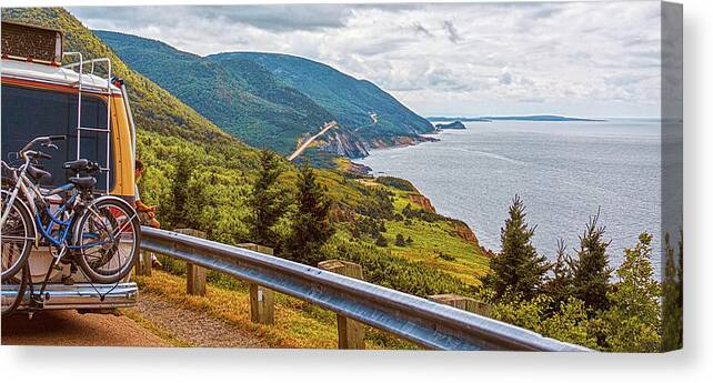 Cabot Trail Canvas Print featuring the photograph Cabot Trail by Tatiana Travelways