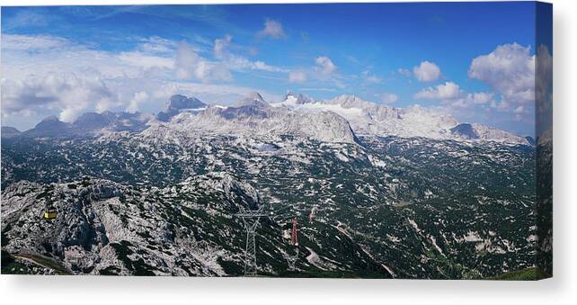View Canvas Print featuring the photograph Hoher Dachstein by Vaclav Sonnek