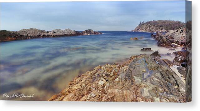 Forster Photography Canvas Print featuring the digital art On The Rocks Forster 88226 by Kevin Chippindall