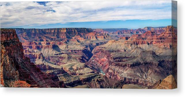 Amazing Canvas Print featuring the photograph Panoramic Navajo Point by Andy Crawford