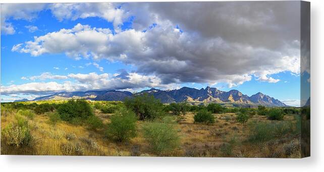 Arizona Canvas Print featuring the photograph Valley View 24927 by Mark Myhaver