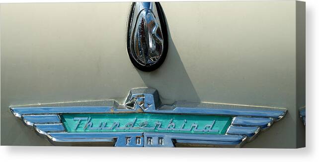 Car Canvas Print featuring the photograph 57 Ford Thunderbird by Mark Dodd