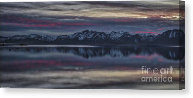 Beautiful Tahoe Canvas Print featuring the photograph Look To The West by Mitch Shindelbower