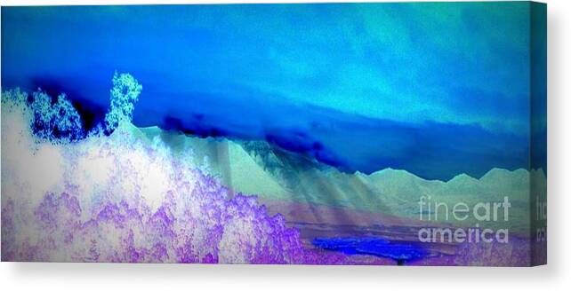 Ocean Canvas Print featuring the photograph Ocean's Light by Vicki Lynn Sodora
