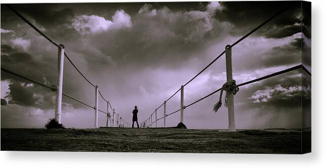 Alone Canvas Print featuring the photograph The Future Is Here by Stelios Kleanthous