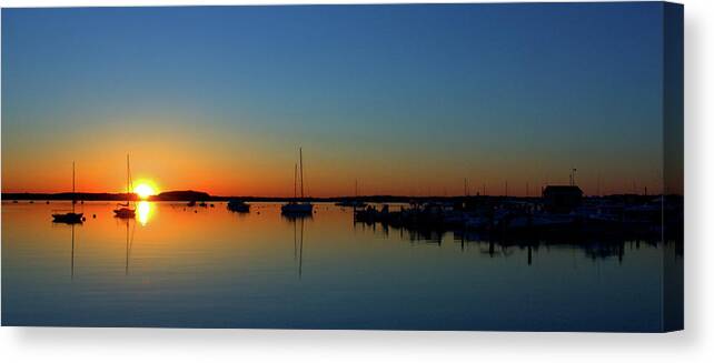 Cape Cod Canvas Print featuring the photograph Summer Sunset by Bruce Gannon
