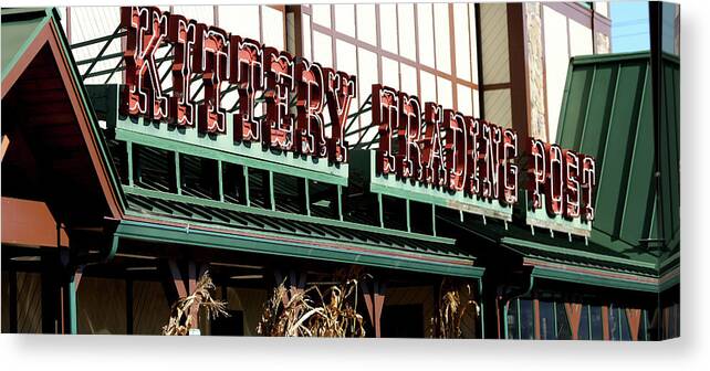  Canvas Print featuring the photograph The trading post. by Mark Alesse