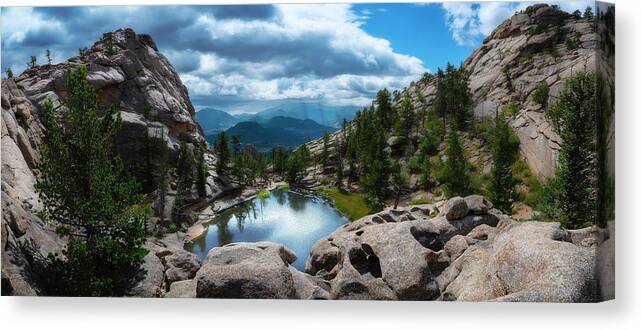 Gem Canvas Print featuring the photograph Afternoon On Gem Lake by Owen Weber