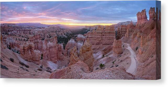 Utah Canvas Print featuring the photograph Bryce Sunrise by Steve Berkley