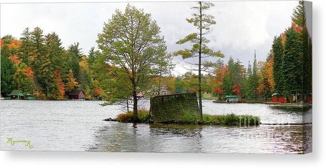 Scenic Canvas Print featuring the photograph Maybe a Bit Too Close to the Water's Edge... by Mariarosa Rockefeller