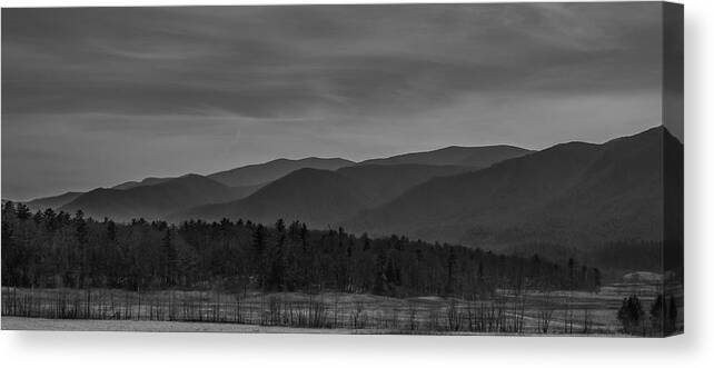 Landscape Canvas Print featuring the photograph The Mountains by Jamie Tyler