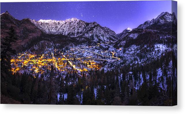 Ouray Canvas Print featuring the photograph Switzerland of America by Taylor Franta