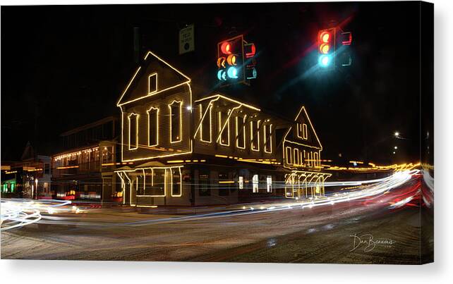 Wilmington Canvas Print featuring the photograph Wilmington Christmas #5100 by Dan Beauvais