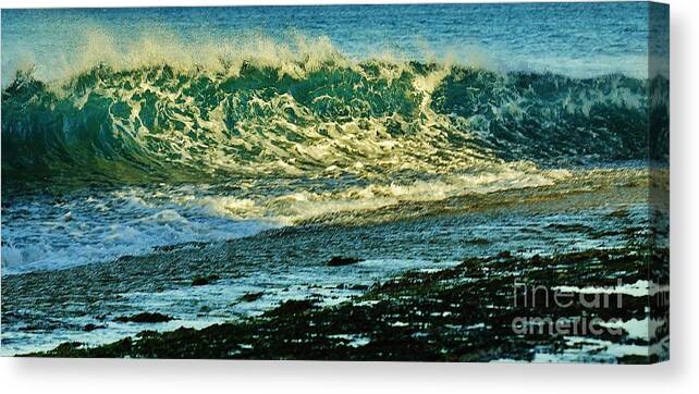 Ocean Wave Canvas Print featuring the photograph The Wave #1 by Craig Wood