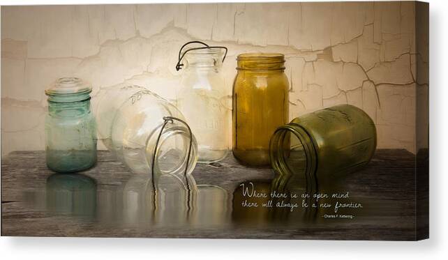 Still Life Canvas Print featuring the photograph An Open Mind by Robin-Lee Vieira