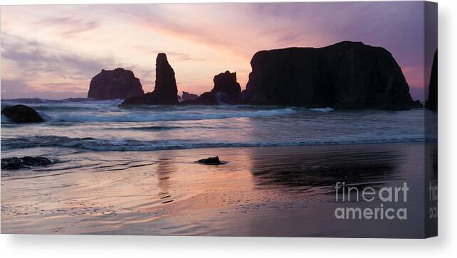 Sunset Canvas Print featuring the photograph Feeling Purple by Vivian Christopher