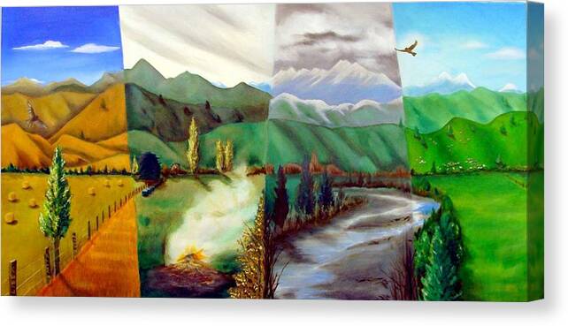 Wairarapa NZ Canvas / Canvas Art by Elissa Smith - Fine Art America