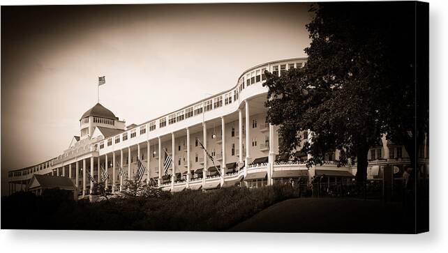Grand Hotel Canvas Print featuring the photograph Grand Hotel by James Howe