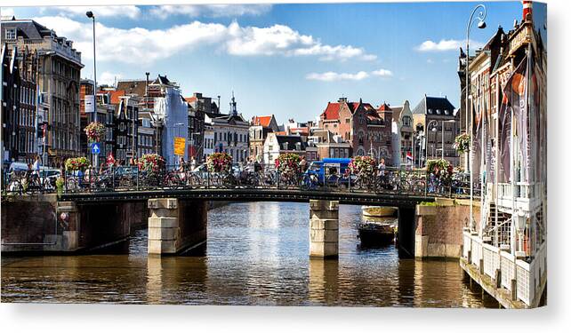 Amsterdam Canvas Print featuring the photograph Grand by Jason Wolters