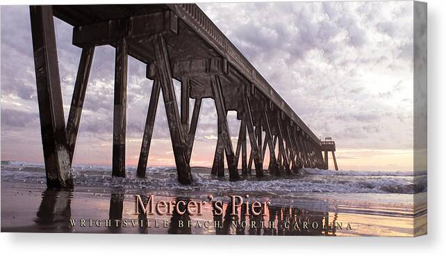 Mercer's Pier Canvas Print featuring the photograph Mercer's Pier by William Love