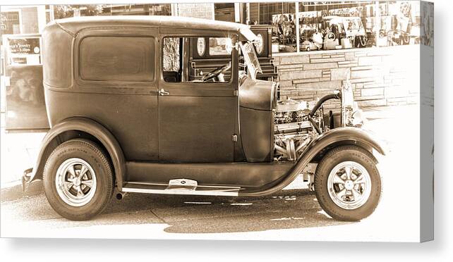 Ford Canvas Print featuring the photograph Old Ford by Cathy Anderson