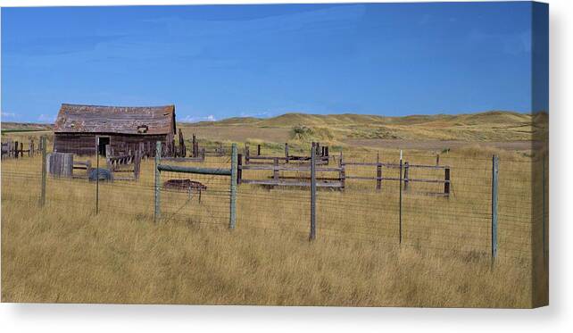 Scenic Canvas Print featuring the photograph Prairie Home by Scott Carlton