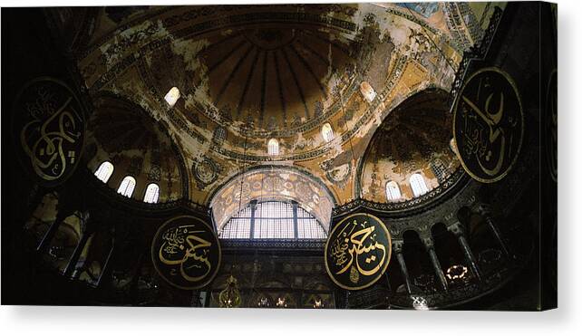 Hagia Sophia Canvas Print featuring the photograph The Aya Sofya by Shaun Higson