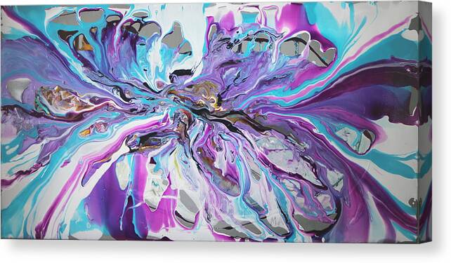 Fluid Canvas Print featuring the painting Vessel Redux by Madeleine Arnett