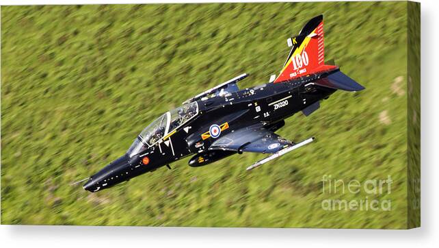 Wales Canvas Print featuring the photograph 100 years RAF by Ang El
