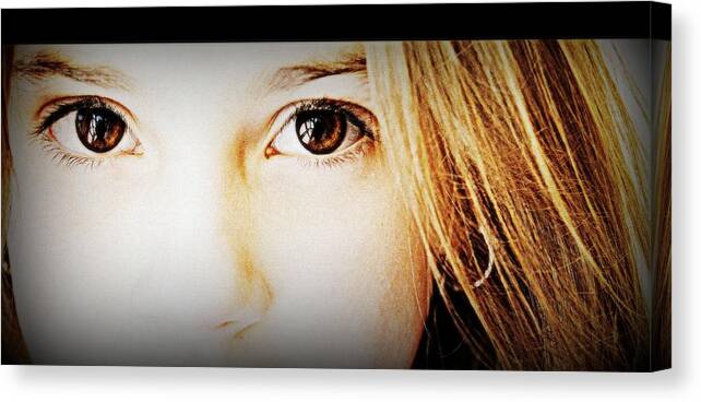 Girl Canvas Print featuring the photograph The Girl #2 by Marysue Ryan