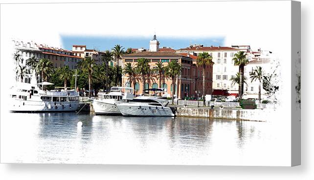 Boats Canvas Print featuring the photograph Corsica 2 by Allan Rothman