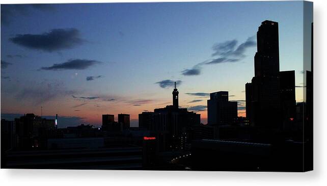 Photo For Sale Canvas Print featuring the photograph Another Atlanta Sunset by Robert Wilder Jr
