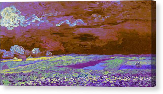 Post Modern Canvas Print featuring the digital art Blend 18 van Gogh by David Bridburg