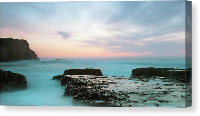 Seascape Canvas Print featuring the photograph Bonny Doon by Catherine Lau