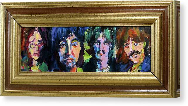 Paintings Canvas Print featuring the painting Fab Four by Les Leffingwell