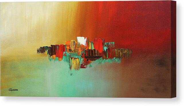 Hashtag Happy Abstract Art Canvas Print Canvas Art By Carmen