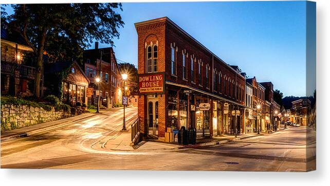 Galena Canvas Print featuring the photograph Silent Streets of Galena by Matt Hammerstein