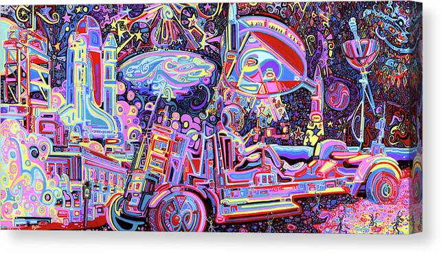 Abstract
Abstract Canvas Print featuring the painting Moon Buggy by Josh Byer