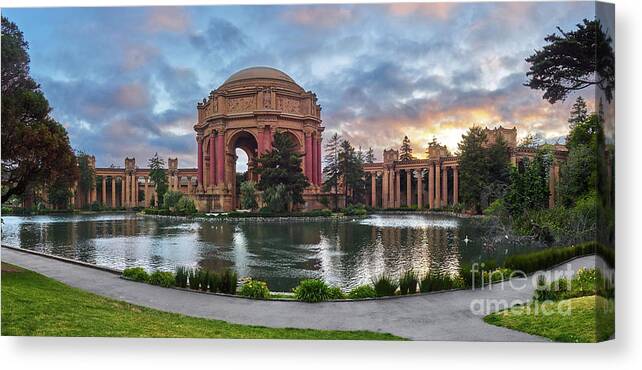 Sf Canvas Print featuring the photograph The Palace by Steve Ondrus
