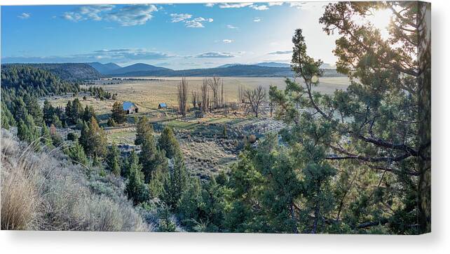 Lassen Canvas Print featuring the photograph Homestead by Randy Robbins