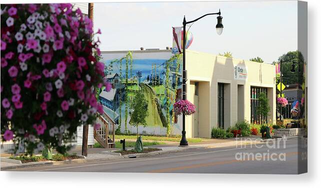 Mural Canvas Print featuring the photograph Whitehouse Ohio 9398 by Jack Schultz