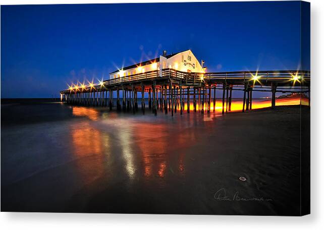 Animals Canvas Print featuring the photograph Pier Jewels 7884 by Dan Beauvais