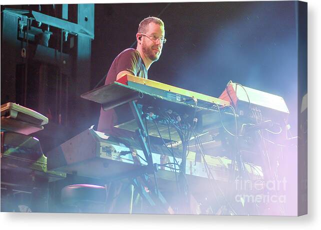 David Phipps Canvas Print featuring the photograph David Phipps with STS9 by David Oppenheimer