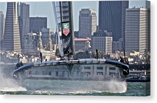 Sloop Canvas Print featuring the photograph Great Day by Steven Lapkin