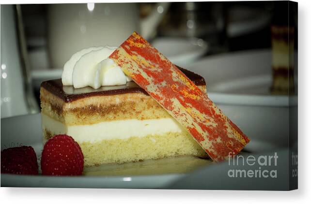 Canon Ef-s-15-85mm F/3.5-5.6 Usm Canvas Print featuring the photograph Dessert by Agnes Caruso