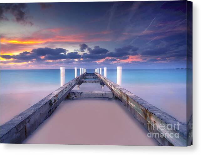Beach Canvas Print featuring the photograph Turquoise Paradise by Marco Crupi